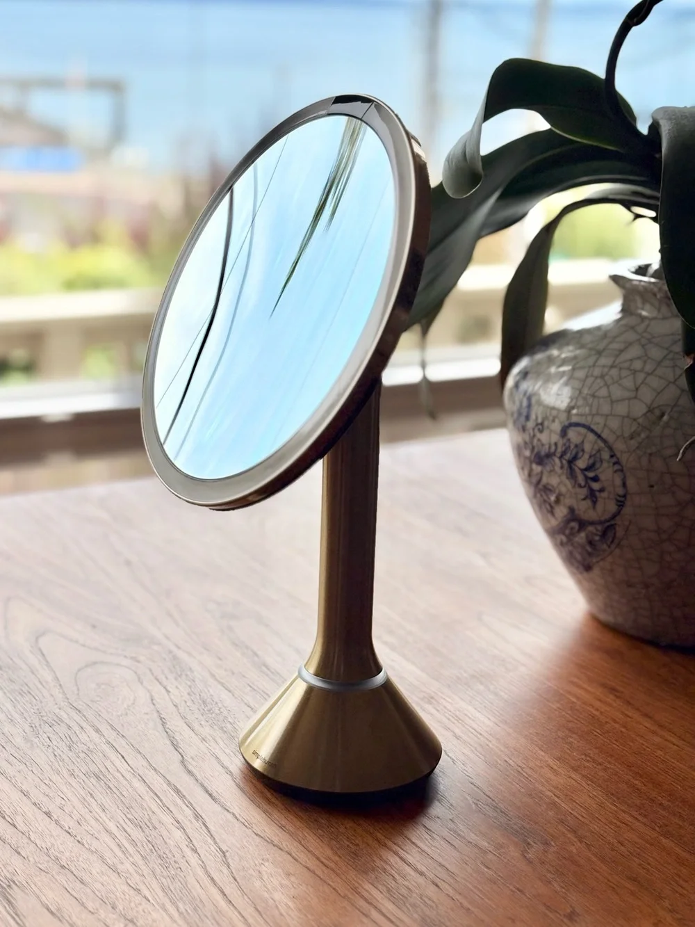 Simplehuman Sensor Mirror Oiled Bronze Vanity Mirror